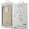 Guess GUHCP15LPGMCSD iPhone 15 Pro 6.1 złoty/light gold hardcase Glitter Glossy Script